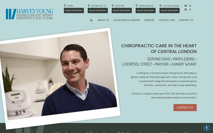 Screenshot of harveyyoungaht.com