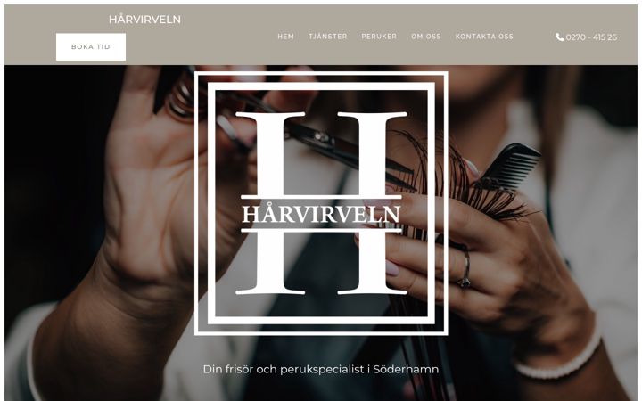 Screenshot of harvirveln.se