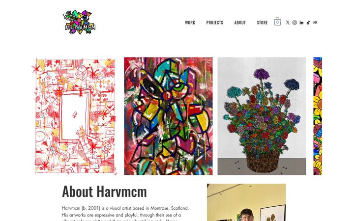 Screenshot of harvmcm.com