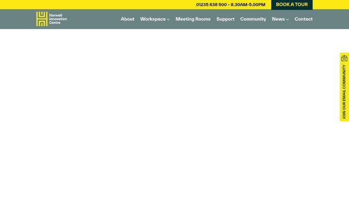 Screenshot of harwell-ic.co.uk