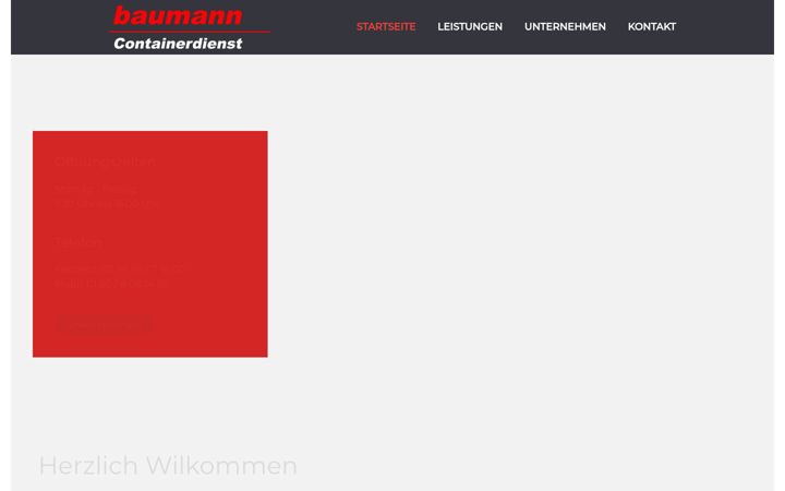 Screenshot of harz-container.de