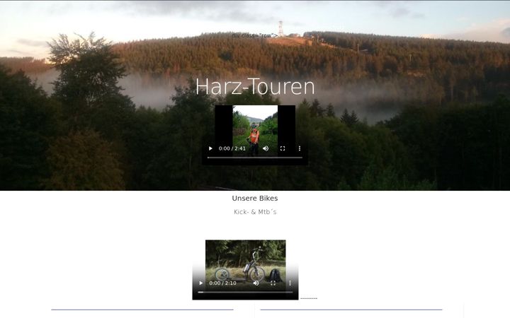 Screenshot of harz-touren.com