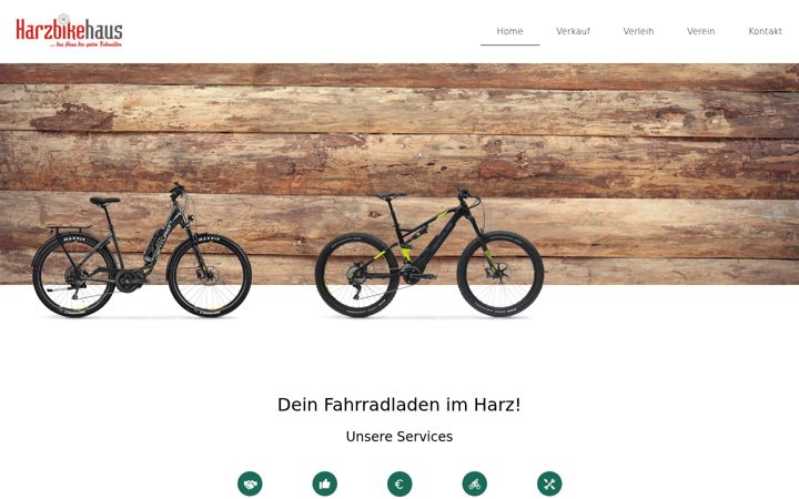 Screenshot of harzbikehaus.de