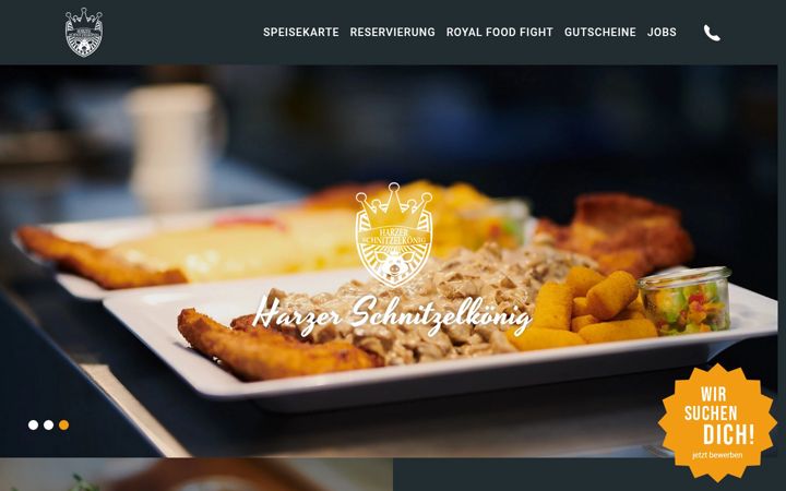 Képernyőkép: harzer-schnitzelkoenig.de