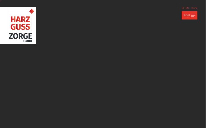 Screenshot of harzguss.de