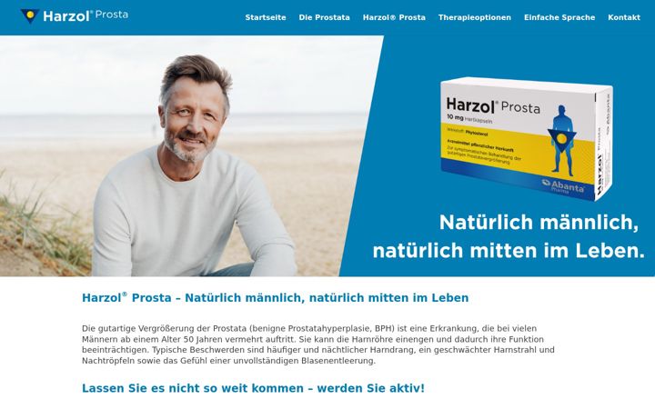 Screenshot of harzol.de