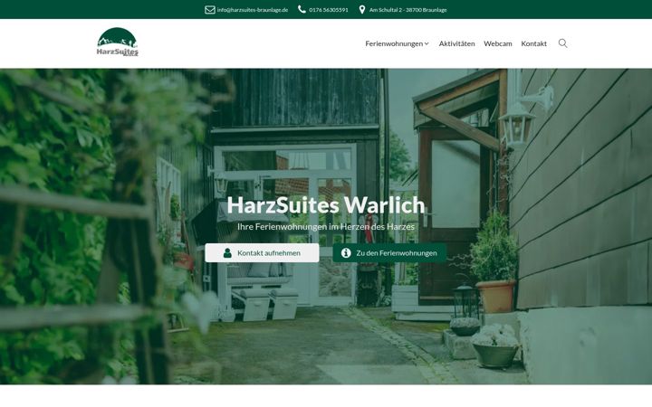 Skærmbillede af harzsuites-braunlage.de