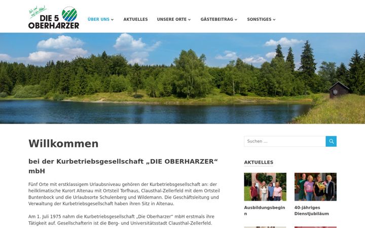 Screenshot of harztourismus.com