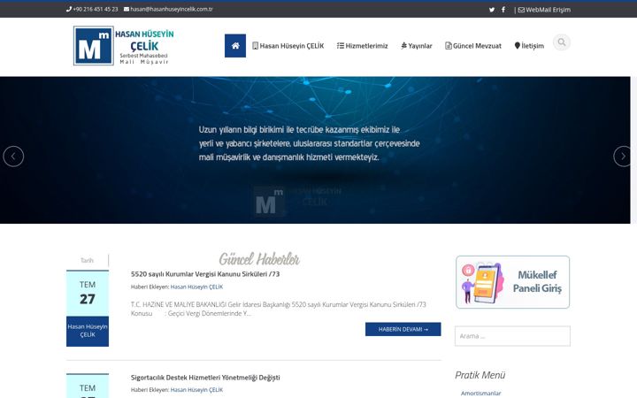 Screenshot of hasanhuseyincelik.com.tr