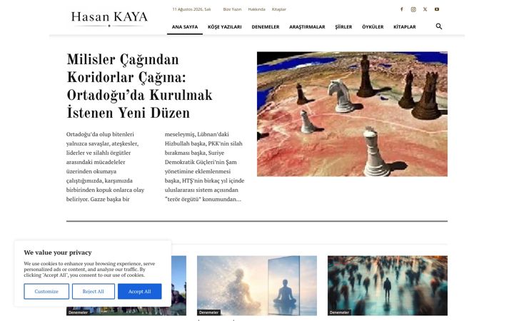 Screenshot of hasankaya.com