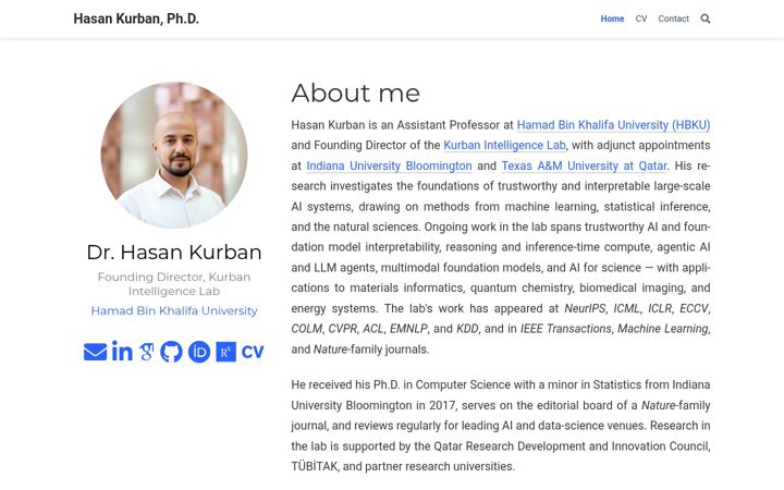 Screenshot of hasankurban.com