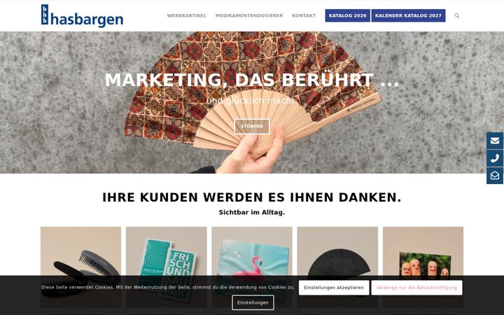 Screenshot of hasbargen.de