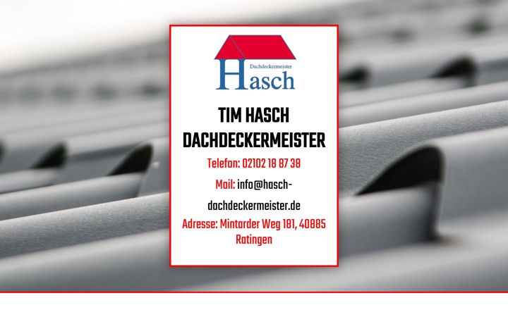 Képernyőkép: hasch-dachdeckermeister.de