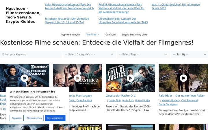 Screenshot of haschcon.com