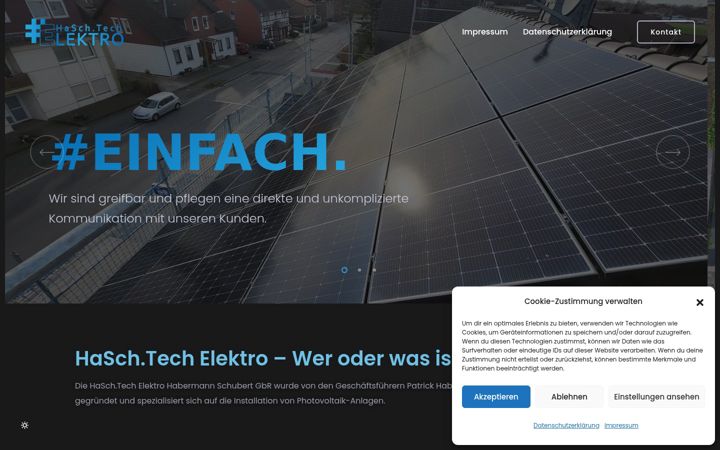 Screenshot of haschtech.info