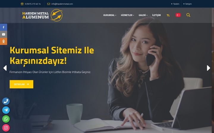 Screenshot of hasdemmetal.com