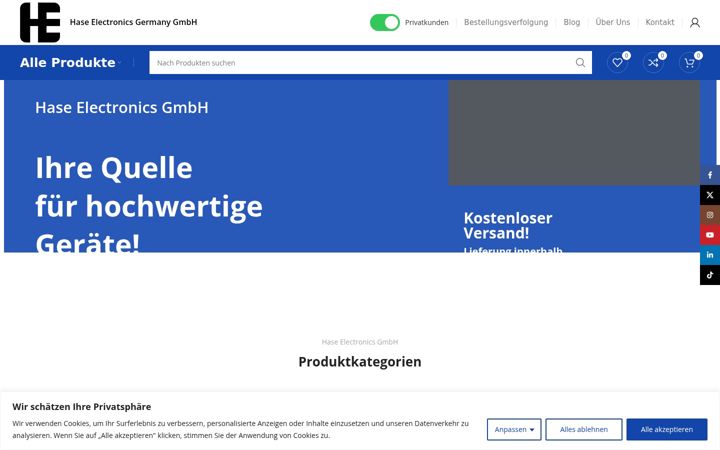 Screenshot of hase-elec.de