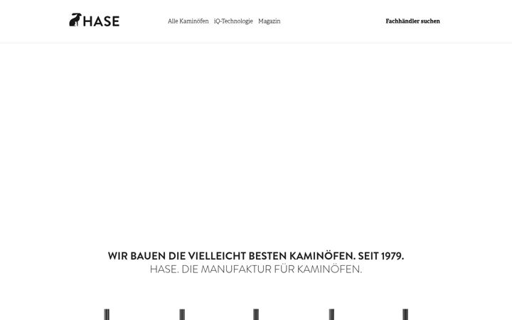 Screenshot of hase.ch