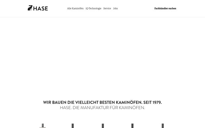 Screenshot of hase.de