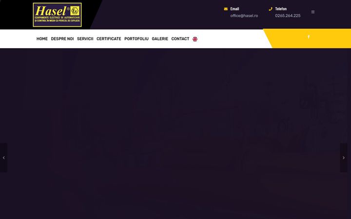 Screenshot of hasel.ro