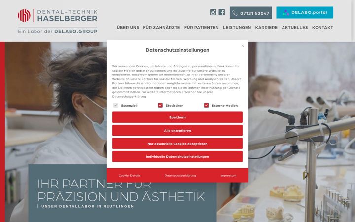 Screenshot of haselberger.net