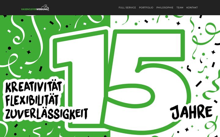 Screenshot of hasencleverwerbung.de