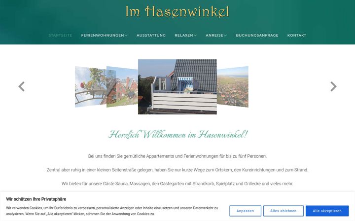 Screenshot of hasenwinkel-langeoog.de