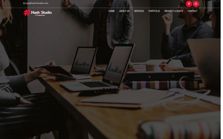 Screenshot of hash1studio.com