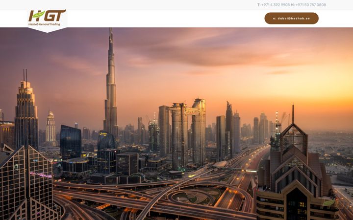 Screenshot of hashab.ae