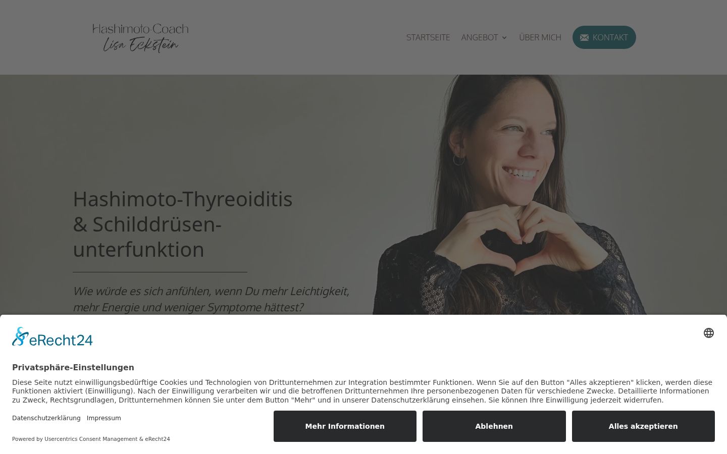 Captura de ecrã do banner de consentimento apresentado antes de qualquer interação
