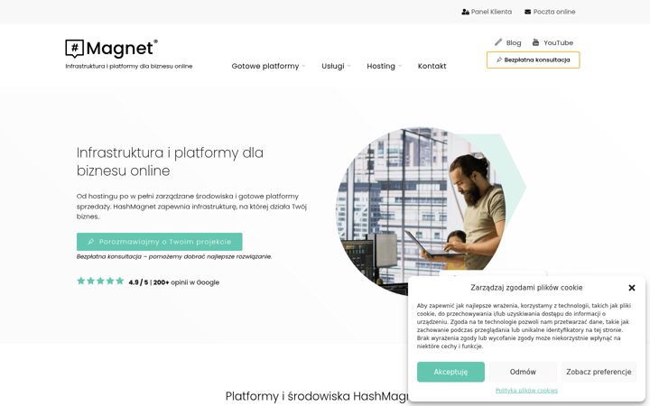 Screenshot of hashmagnet.pl