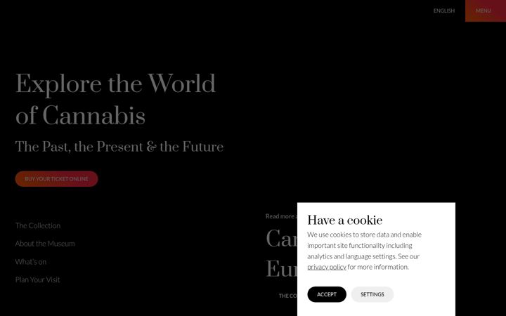 Screenshot of hashmuseum.com
