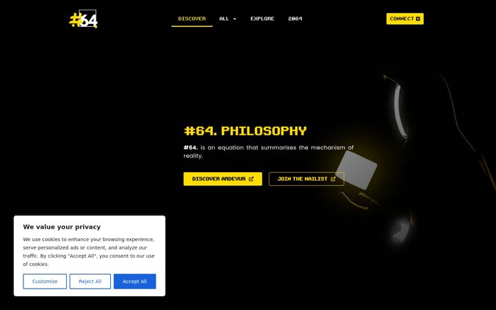 Screenshot of hashtag64.com