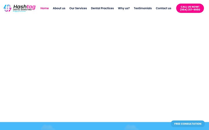 Screenshot of hashtagdigitalmarketing.com