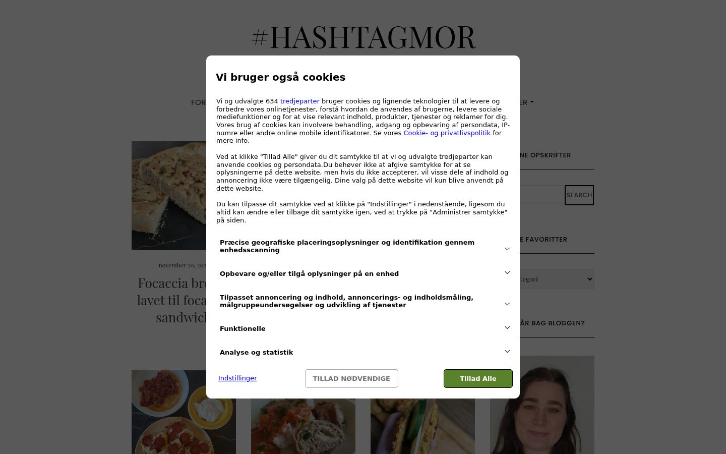 Zrzut ekranu banera zgody wyświetlanego przed jakąkolwiek interakcją