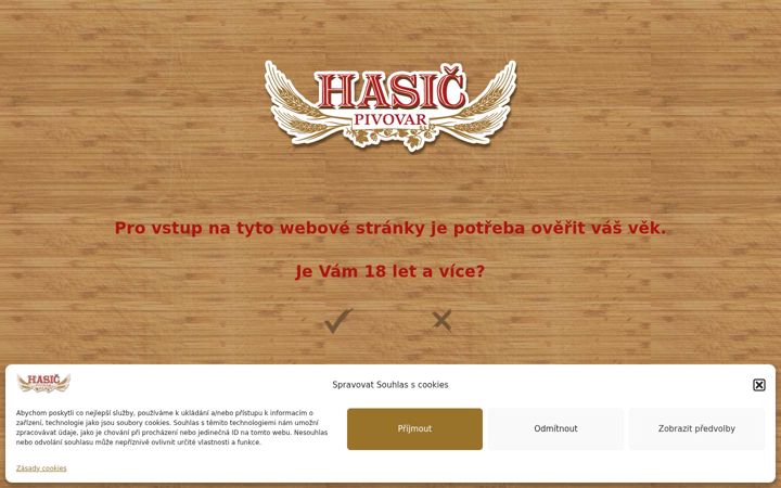 Screenshot of hasicpivo.cz