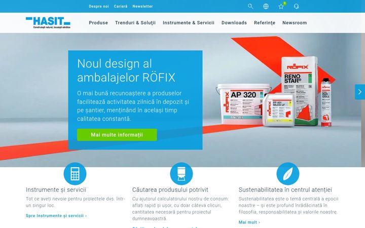 Screenshot of hasit.ro