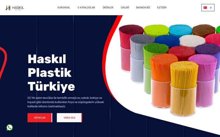 Screenshot of haskilplastik.com