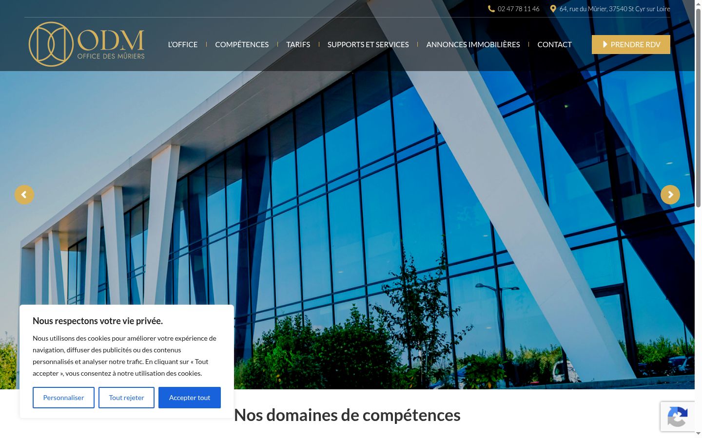 Screenshot tal-banner tal-kunsens muri qabel kwalunkwe interazzjoni