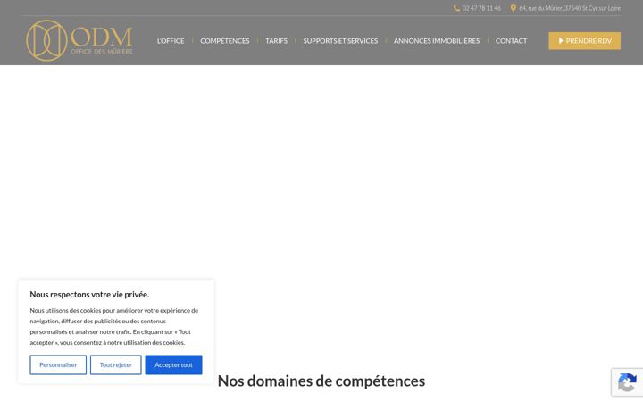 Screenshot of hasle-chevron-sepchat.notaires.fr