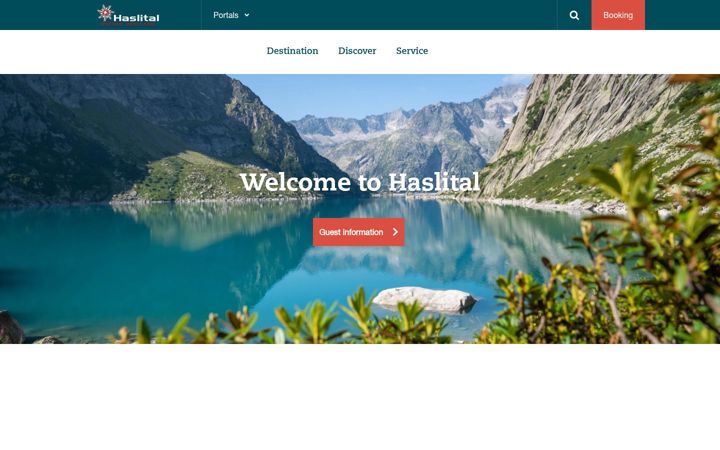 Screenshot of haslital.swiss