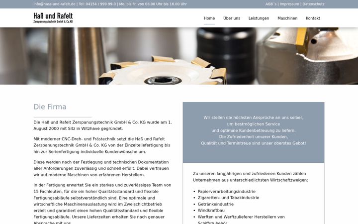 Screenshot of hass-und-rafelt.de