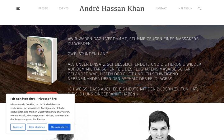 Screenshot of hassankhan.de