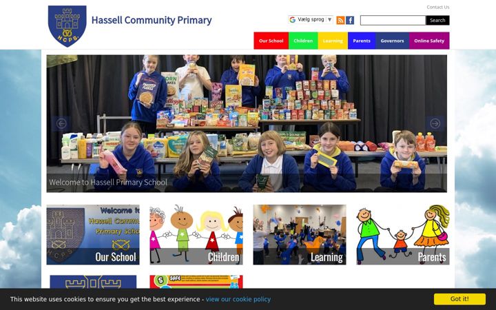 Screenshot of hassellschool.org