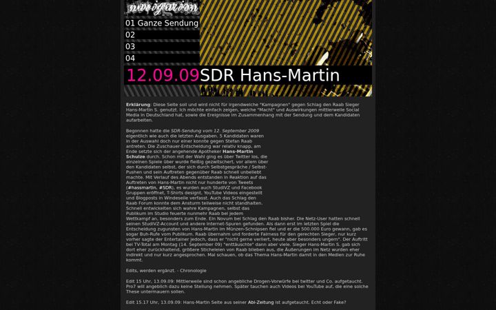 Screenshot of hassmartin.de