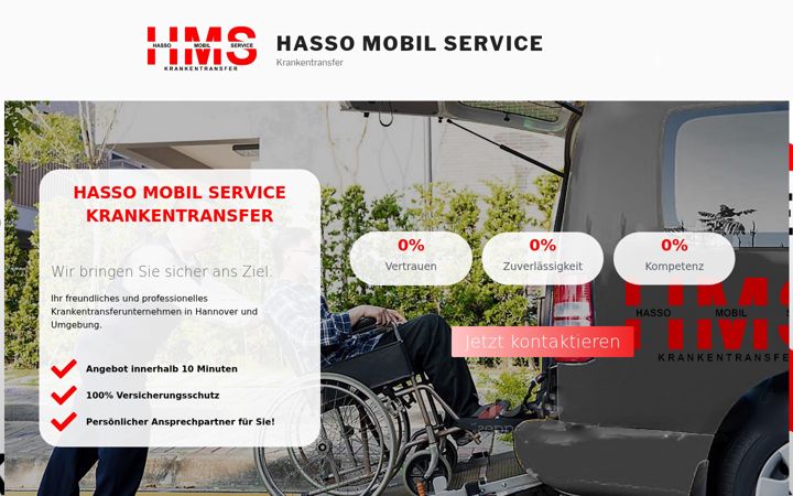 Ekrānuzņēmums no hasso-mobil-service.de