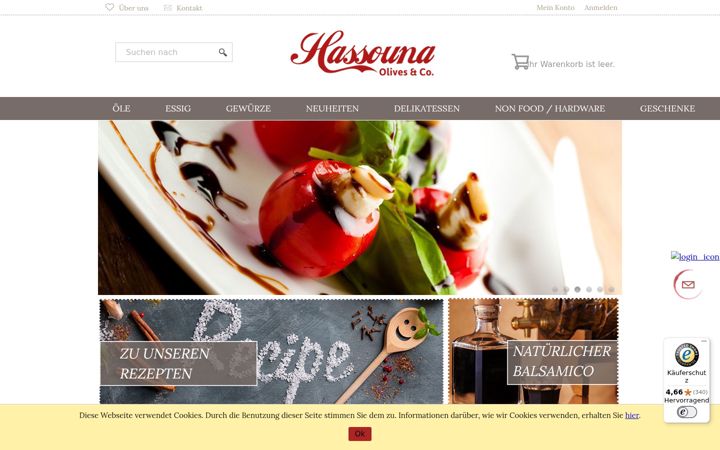 Screenshot of hassouna-olives-co.com