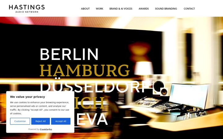 Screenshot of hastings.de