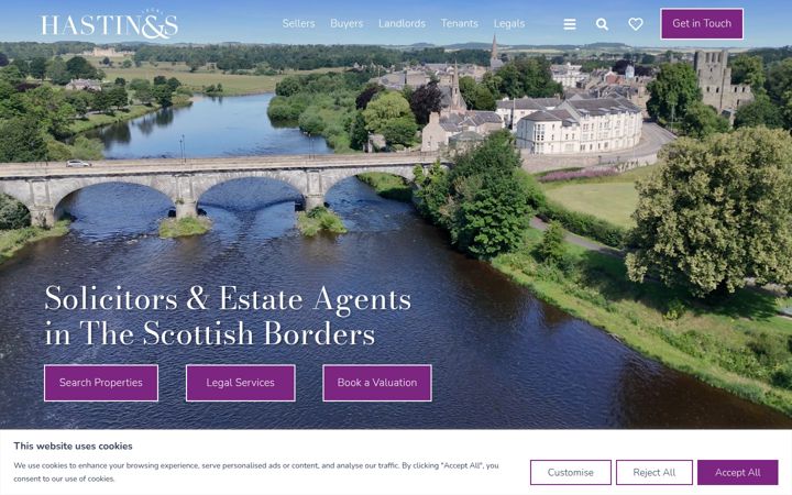 Screenshot of hastingslegal.co.uk