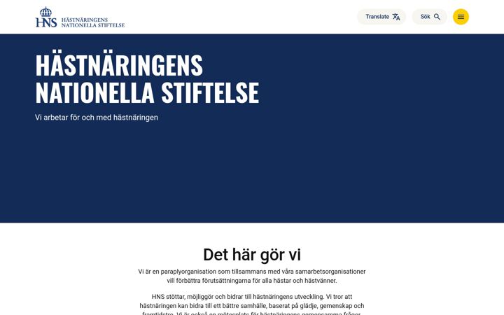 Screenshot of hastnaringen.se